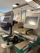 Load image into Gallery viewer, Used Feiya Embroidery Machine 1 Head – complete rebuild 15 Colors -with Hoops & Cap System