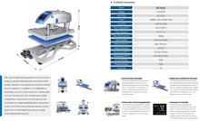 Load image into Gallery viewer, 16x20 Swing-away Electric Heat Press Machine With Drawer