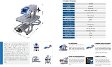 Load image into Gallery viewer, 16X20 Prime Swing-away Air pneumatic Heat press machine W/Drawer