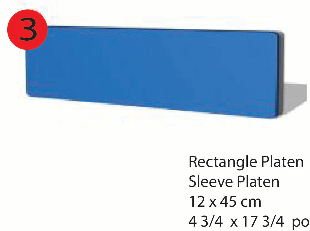 Sleeve Platen 12x45cm